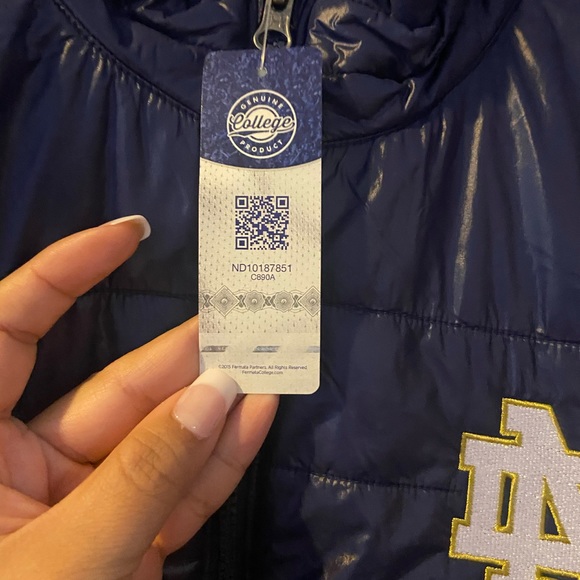 Under Armour Puffer Notre Dame Jacket - Picture 5 of 5